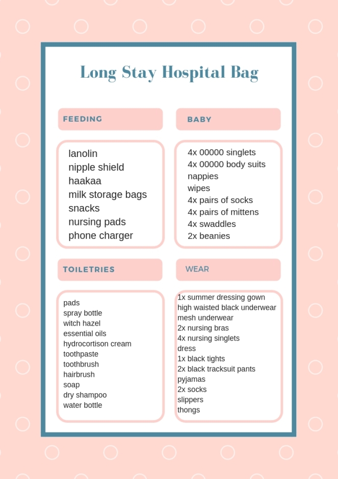 Long Stay Hospital Bag